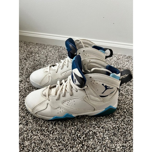 Jordan 7 Retro french blue size 4.5Y w/ original box - Picture 3 of 8